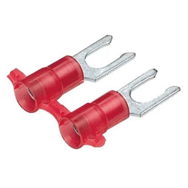 Locking Fork Terminal, nylon insulated, , Panduit, Mfr#: PN18-6LF-3K